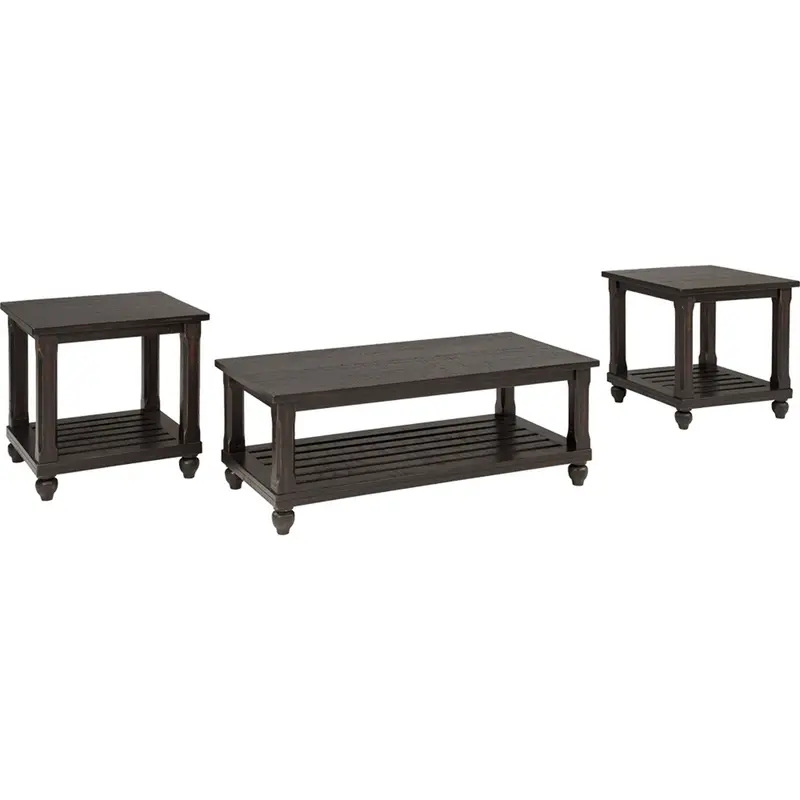 Mallacar Nesting Occasional Tables – Set Of Three Stylish Side Tables 1