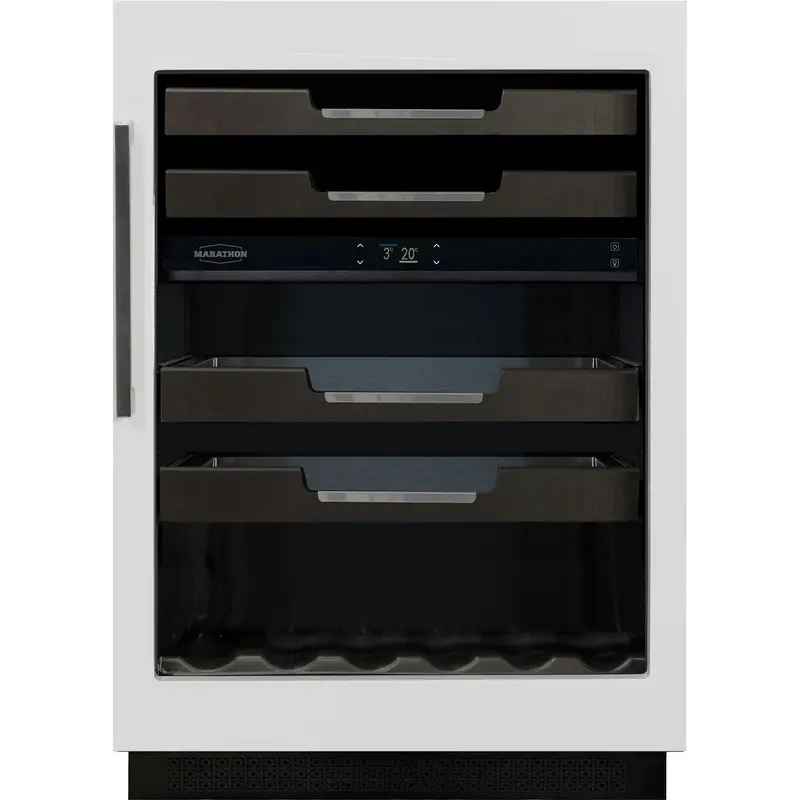 Marathon 24-Inch Panel-Ready Dual-Zone Wine & Beverage Cooler – Custom Panel Fit (M4-D250Panr) 1