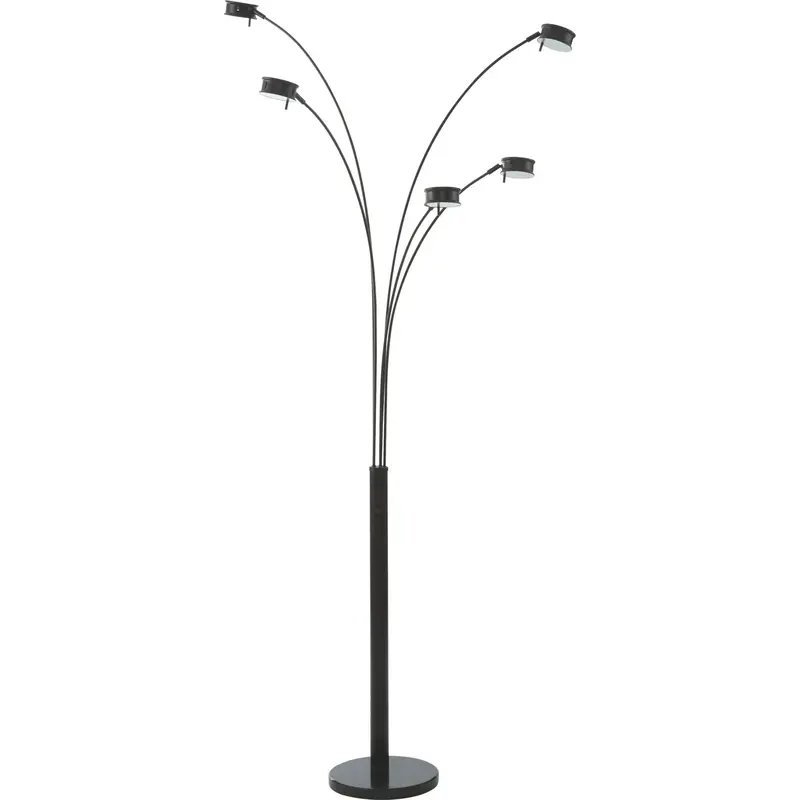 Marike Industrial Metal Arc Floor Lamp (Single) 1