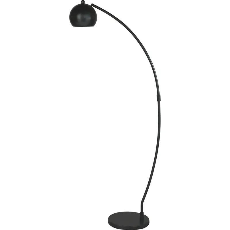 Marinel Minimalist Floor Lamp – Slim Standing Light With Fabric Shade 1