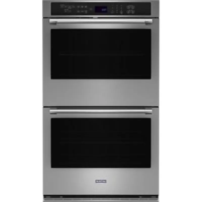 Maytag 27" Double Wall Oven – Air Fry, Basket, 8.6 Cu. Ft., Fingerprint-Resistant Stainless Steel (Moed6027Lz) 2