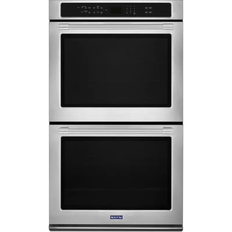 Maytag 27-Inch Double Wall Oven – True Convection, 8.6 Cu. Ft., Stainless Steel (Mew9627Fz) 1