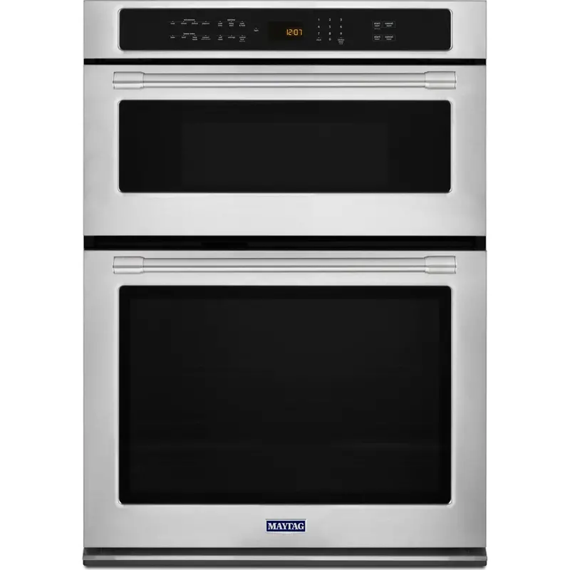 Maytag 30-Inch True Convection Combination Wall Oven – 6.4 Cu. Ft. Capacity (Mmw9730Fz) 1