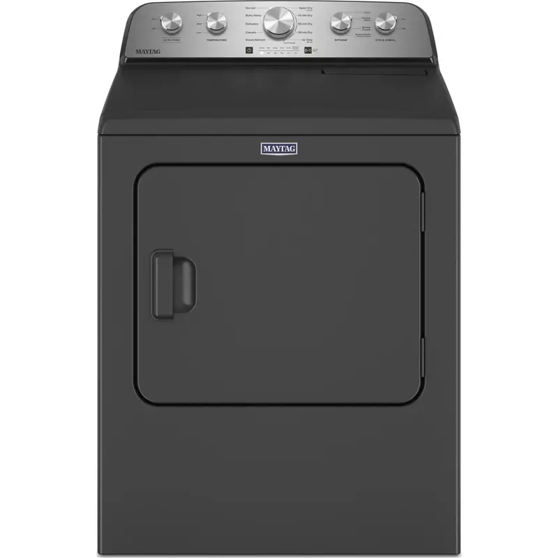 Maytag 7.0 Cu. Ft. Gas Dryer With Steam-Enhanced Cycles – Volcano Black (Mgd5430Pbk) 1
