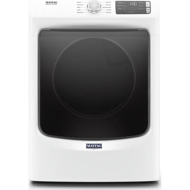 Maytag 7.3 Cu. Ft. Front-Load Gas Dryer – Extra Power & Quick Dry, White (Mgd5630Hw) 1