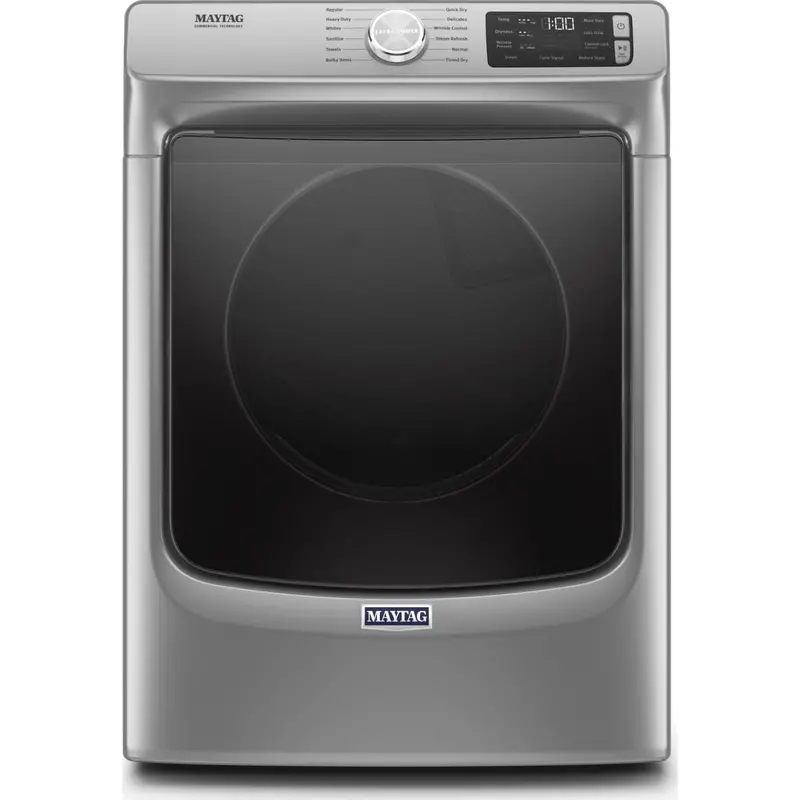 Maytag 7.3 Cu. Ft. Front-Load Gas Dryer – Metallic Slate, Extra Power & Quick Dry (Mgd6630Hc) 1