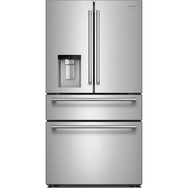 Maytag French Door Bottom-Freezer Refrigerator – 29 Cu. Ft., In-Door Ice Dispenser, Fingerprint-Resistant Stainless (Mrmf5436Tz) 1