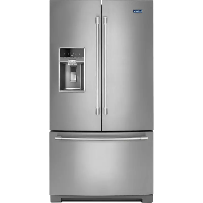 Maytag French Door Refrigerator – 36", 27 Cu. Ft., Fingerprint-Resistant Stainless (Mft2772Hez) 1
