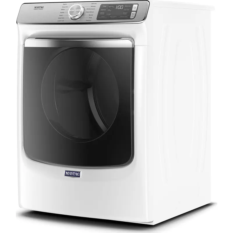 Maytag Front-Load Gas Dryer – 7.3 Cu. Ft., White, Advanced Moisture Sensing (Mgd8630Hw) 2