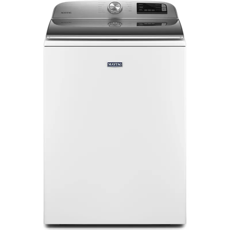 Maytag Smart Top-Load Washer – 5.4 Cu. Ft., White, Extra Power Button (Mvw6230Hw) 1
