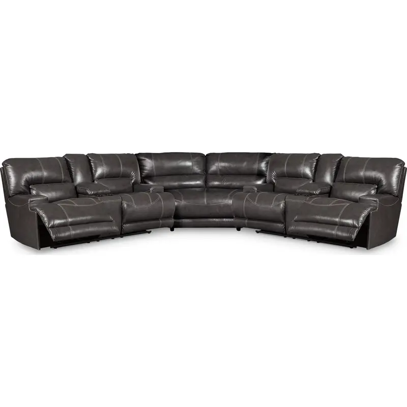 Mccaskill 3-Seat Reclining Sectional Sofa 1