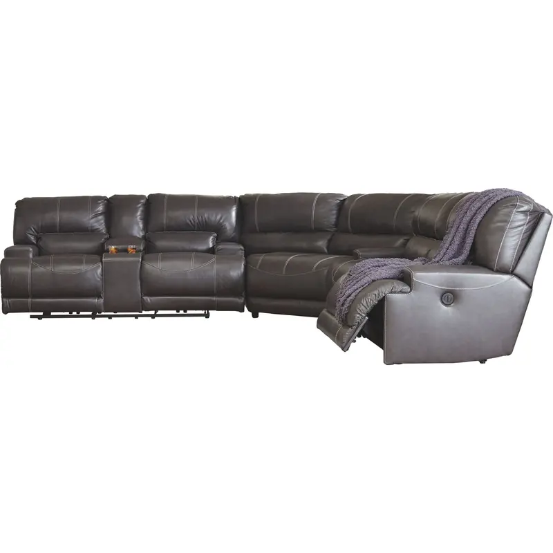 Mccaskill Power Reclining Sectional – Three-Seat Configuration 1