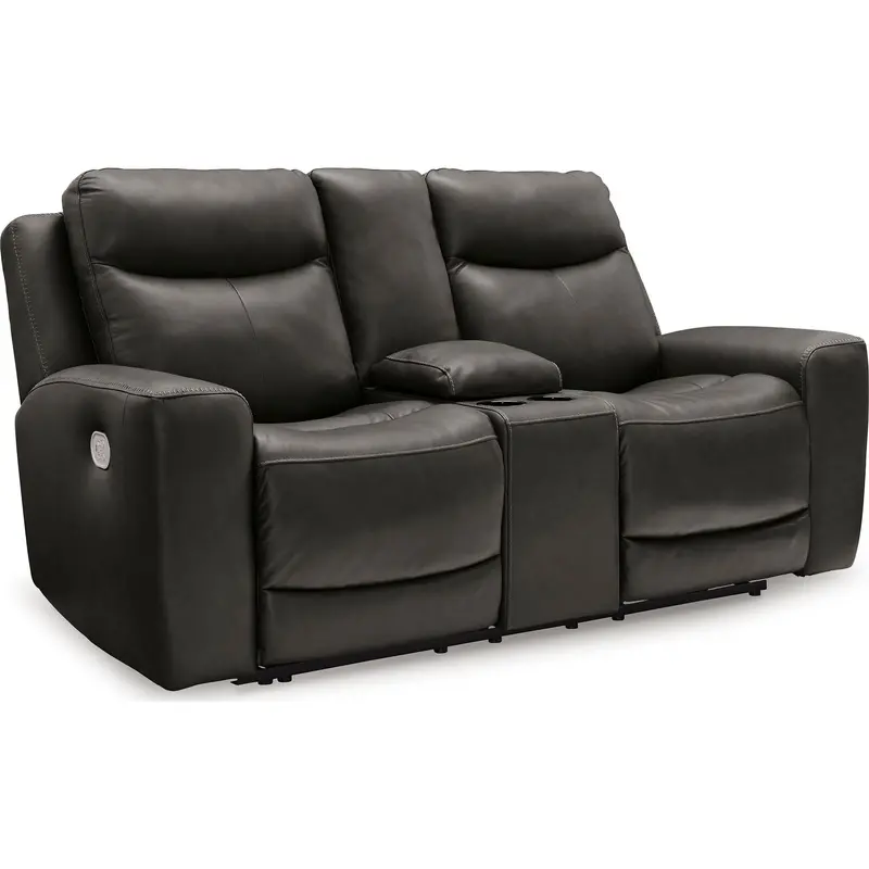 Mindanao Electric Loveseat With Built-In Console & Custom Headrest 1