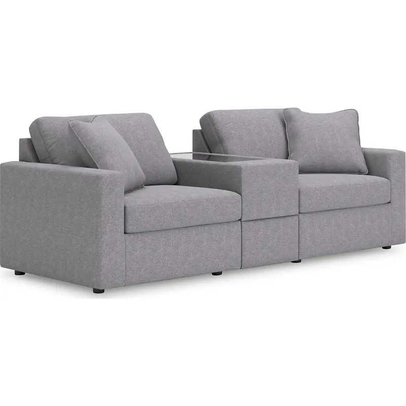 Modmax 3-Section Modular Sofa With Center Console 1