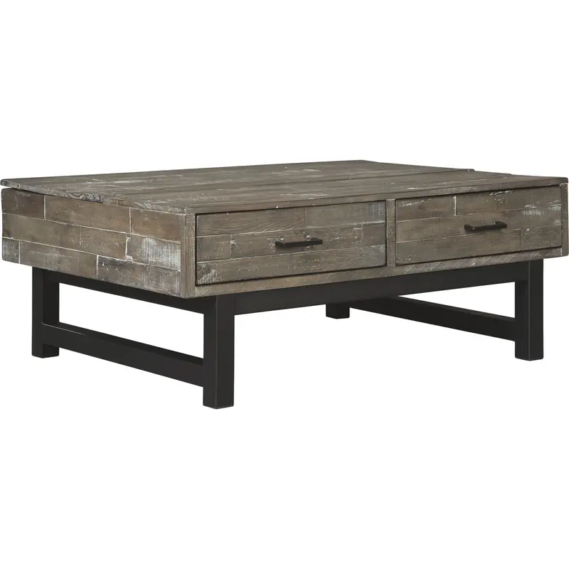 Mondoro Lift-Top Coffee Table – Contemporary Timber Look 1