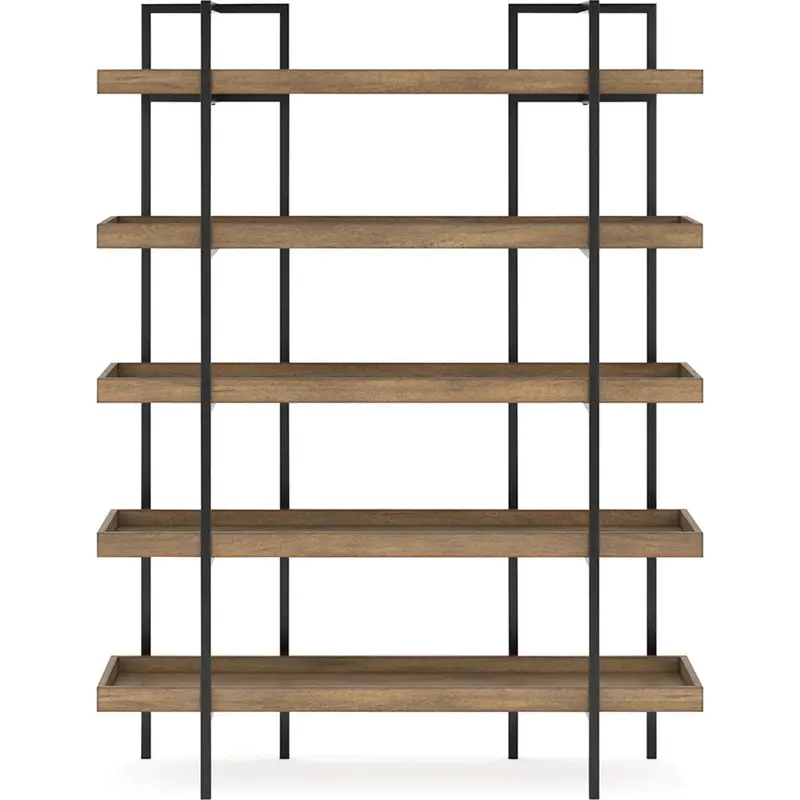 Montia Adjustable Bookcase – Modular Wooden Shelving Unit 1