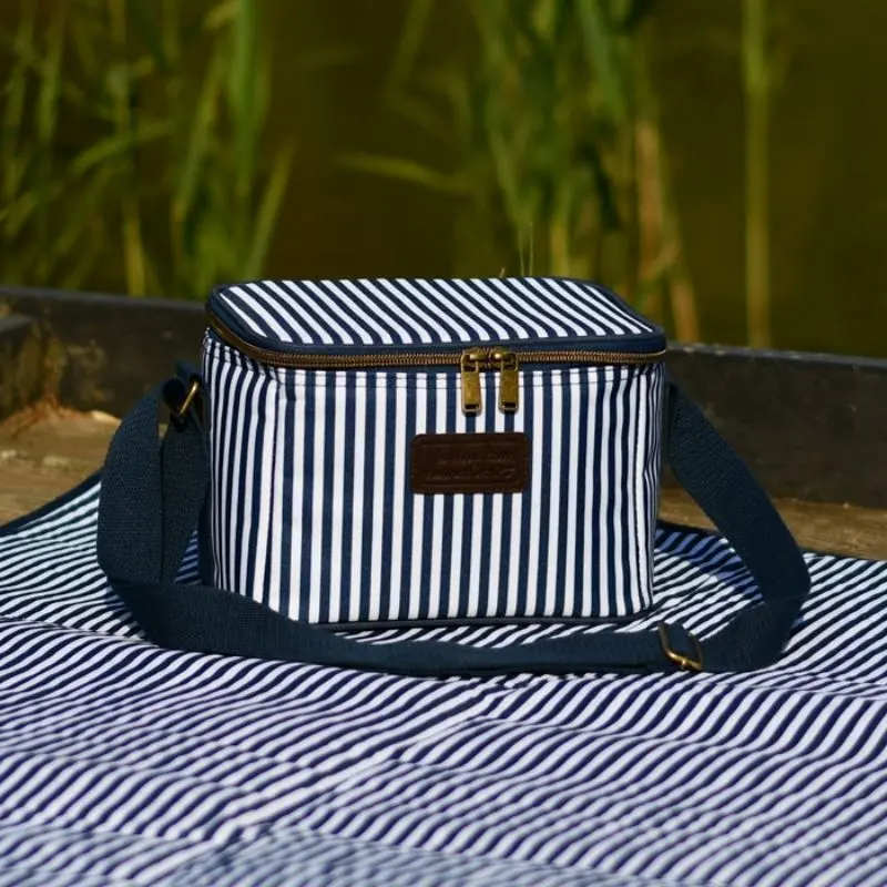 Navigate Three Rivers Blue-And-White Insulated Personal Cooler Bag 2