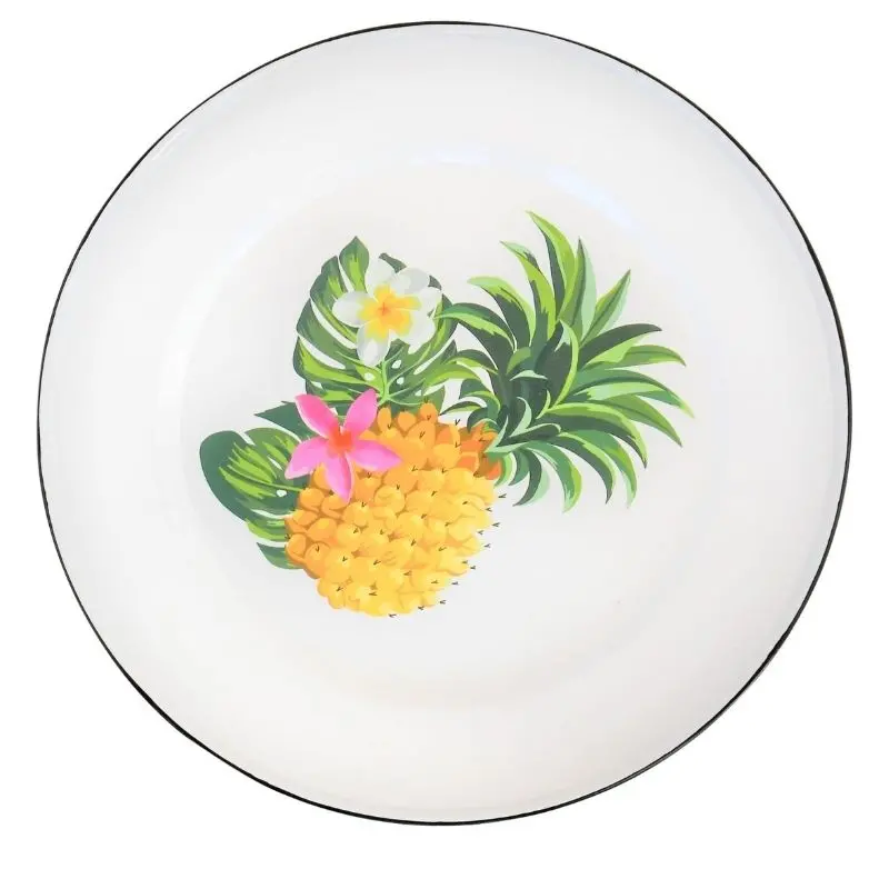 Navigate Waikiki Enamel Dinner Plate 1