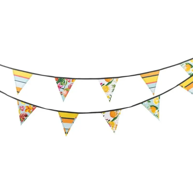 Navigate Waikiki Floral-And-Stripe Bunting (6.5 M, 15 Flags) 1