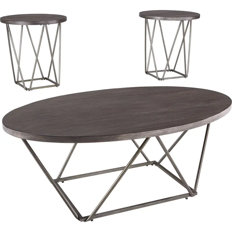 Neimhurst Nesting Occasional Tables – Set Of 3 Space-Saving Tables 1