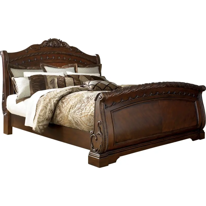 North Shore Sleigh Queen Bed – 3-Piece Collection 1