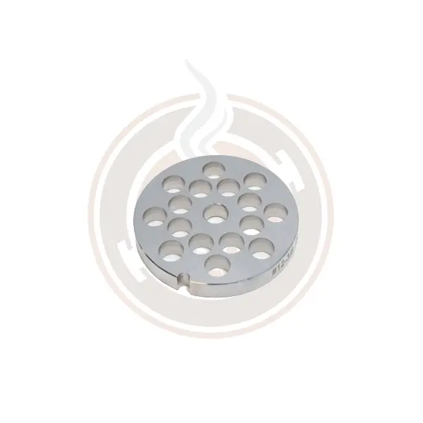 Omcan #12 Hubless Stainless Steel Grater Plate – 10Mm (3/8") Round Notch – Pack Of 4 1
