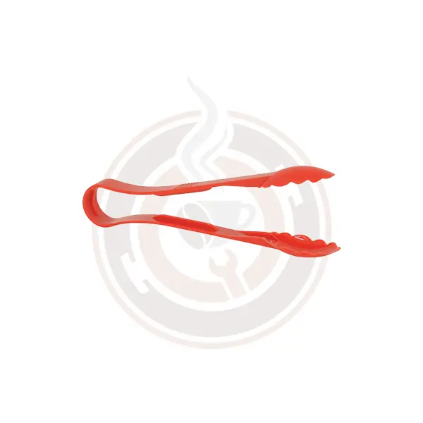 Omcan 12-Inch Red Polycarbonate Scallop Tongs – 25 Per Case (Model 80160) 1