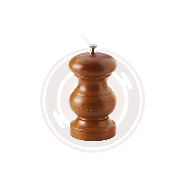 Omcan 13 Cm Beech Wood Chili Grinder – Compact Spice Mill For Hot Peppers (2 Per Case) – 43696 1