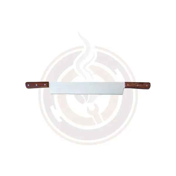 Omcan 14-Inch Cheese Knife Featuring Twin Wooden Handles – Case Of 5 (Model 11518) 1