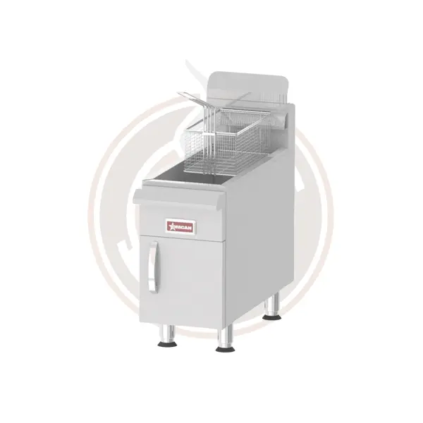 Omcan 15 Lb. Propane Countertop Fryer – 26,500 Btu Commercial Deep Fryer For Small-Scale Operations 1