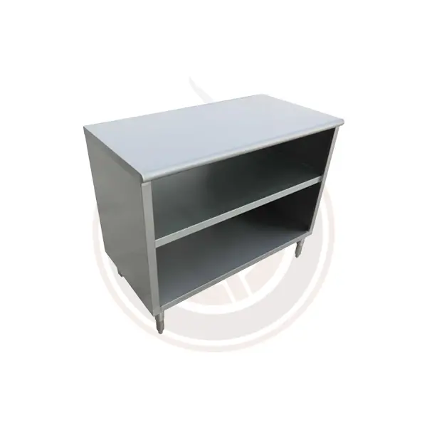 Omcan 15" X 60" Welded Dish Storage Cabinet – 18-Gauge 304 Stainless Steel (Model 38030) 1
