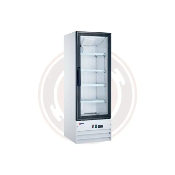 Omcan 22-Inch Single-Door Glass Refrigerator Unit (Model 50033) 1