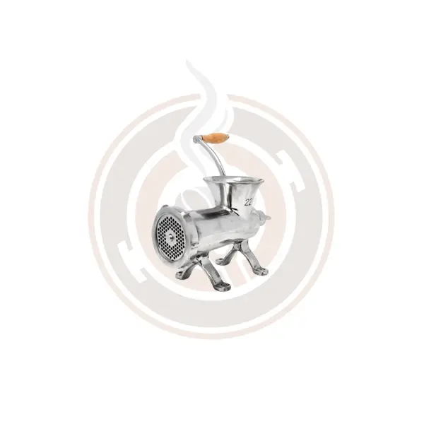 Omcan #22 Stainless Steel Manual Hand Grinder – Model 44419 1