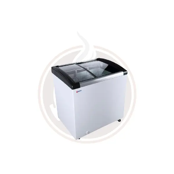Omcan 31" Two-Door Ice Cream Display Chest Freezer – Commercial Grade (Model 47751) 1