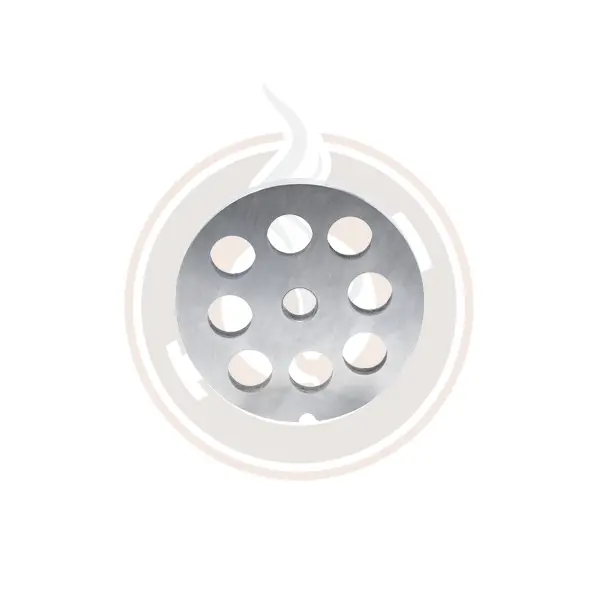Omcan #32 Hubless Hard Steel Grinding Plate – 18 Mm Thickness, Single Notch, Round (4 Per Case, Model 11233) 1