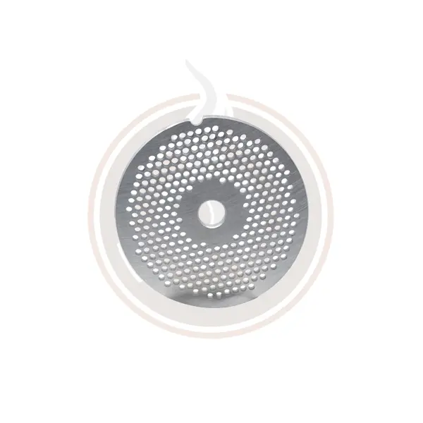 Omcan #32 Hubless Stainless Steel Plate – 3.2 Mm Thickness, Single Notch, Round (4 Per Case, Model 11227) 1