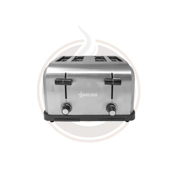 Omcan 4-Slice Commercial Pop-Up Toaster – Standard-Duty, Countertop (Model 44517) 1