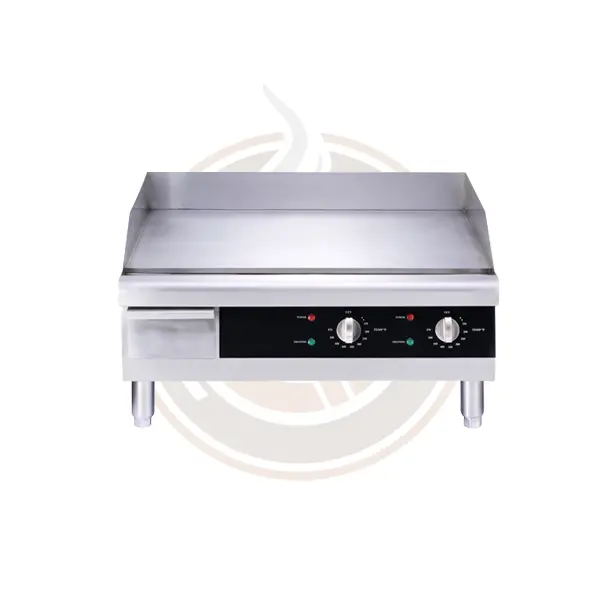 Omcan 43213 24" Stainless Steel Electric Griddle – Compact Countertop Cooking Solution 1