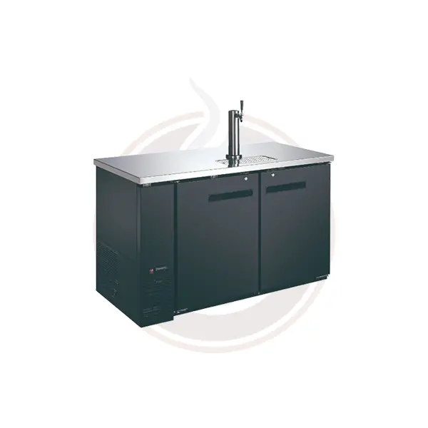 Omcan 59" Double-Door Beer Dispenser Cooler – 19 Cu Ft, Single Tap (Model 50067) 1