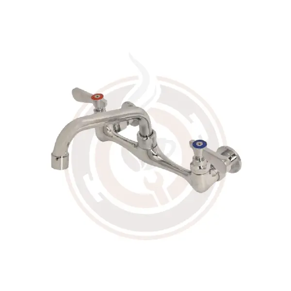 Omcan 6-Inch Splash-Mount Faucet For Single-Tub Sinks And Blender Stations – Model 39254 1