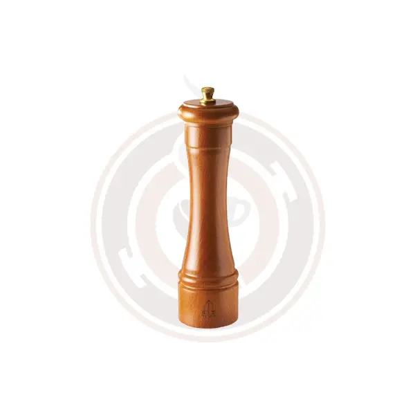 Omcan Classic 21 Cm Manual Pepper Grinder – Dark Wood Finish, 2 Per Case (Model 43667) 1