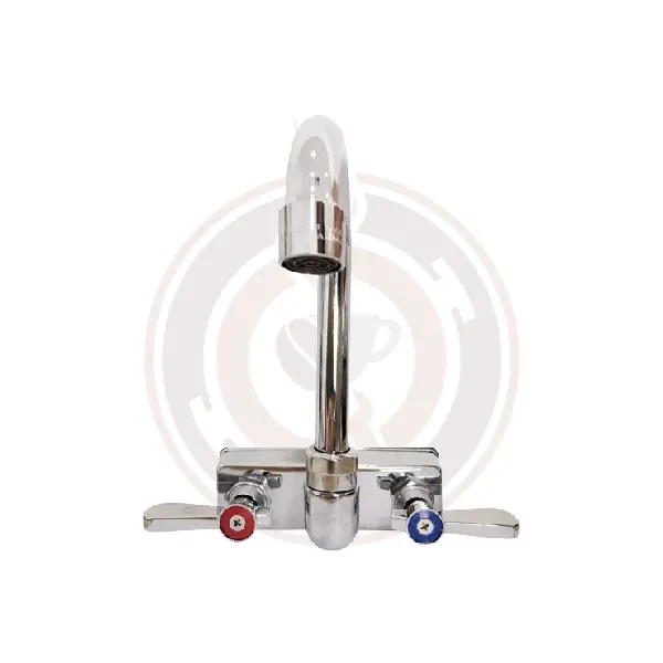 Omcan Deck-Mount Faucet For Fabricated Hand Sinks – Fits Models 44585 & 44586 1