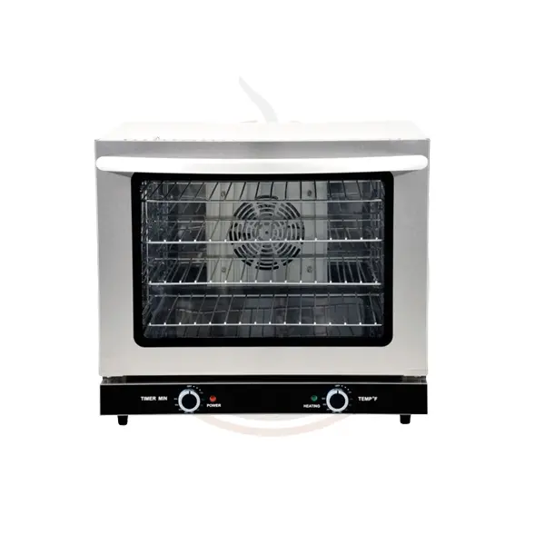 Omcan Half-Size Countertop Convection Oven – 2.33 Cu.Ft, Manual Controls, 220V/2800W (Model 45599) 1