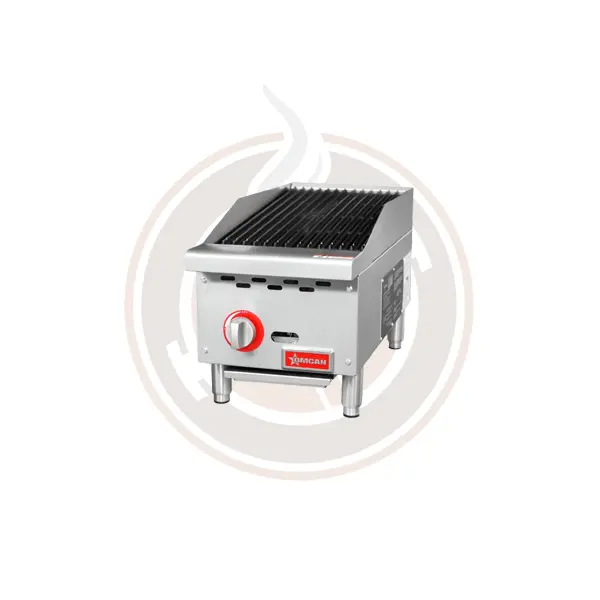 Omcan Radiant Gas Charbroiler Series – Stainless Steel (Models 47376 / 47377 / 47378) 1