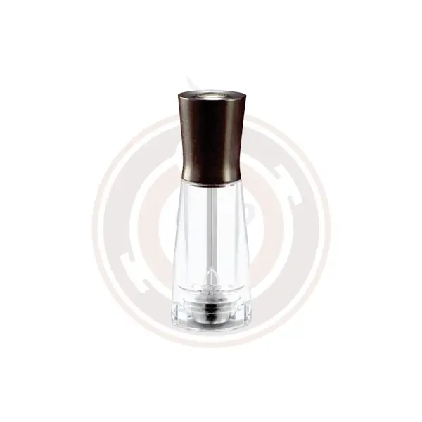 Omcan Tosca 15 Cm Dark Beech Pepper Grinder – Fine-Adjustment Manual Mill (2 Per Case) – 43670 1