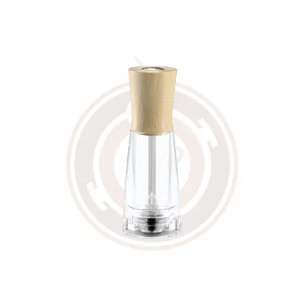 Omcan Tosca 15 Cm Light Beech Salt Mill – Corrosion-Resistant Ceramic Mechanism (2 Per Case) – 43698 1