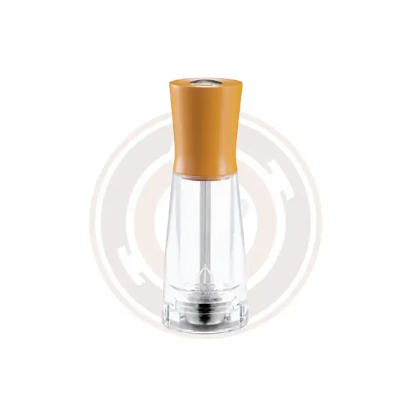 Omcan Tosca 15 Cm Orange Beech Pepper Mill – Ergonomic Manual Grinder (2 Per Case) – 43672 1