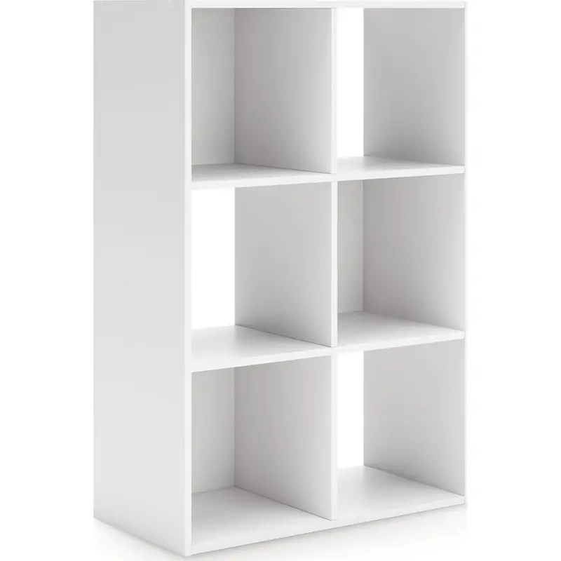 Onita Six-Cube Adjustable Bookcase – Espresso Wood Tone 1