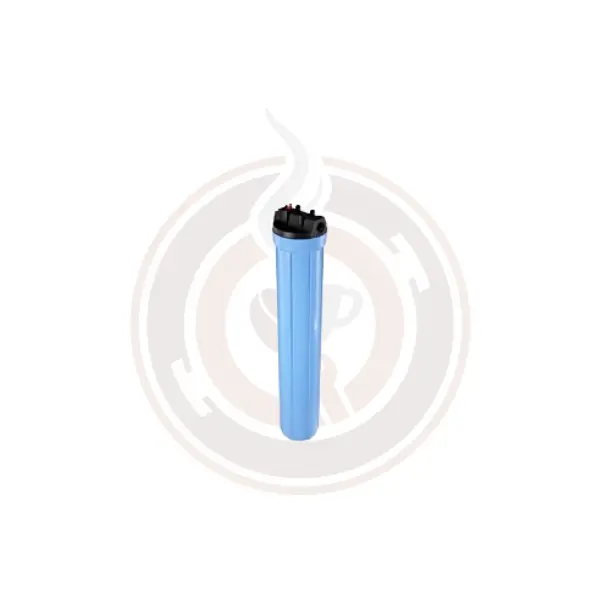 Pentek 1/2" #20 Slim-Line Filter Housing – 20" Black/Blue With Pressure Relief Valve (Model #158204) 1