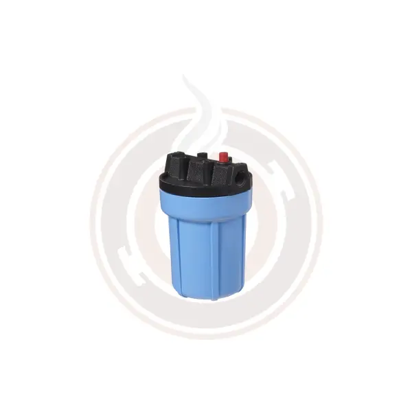 Pentek 1/2" #5 Slim-Line Filter Housing – 5" Black/Blue With Pressure Relief (Model #158203) 1